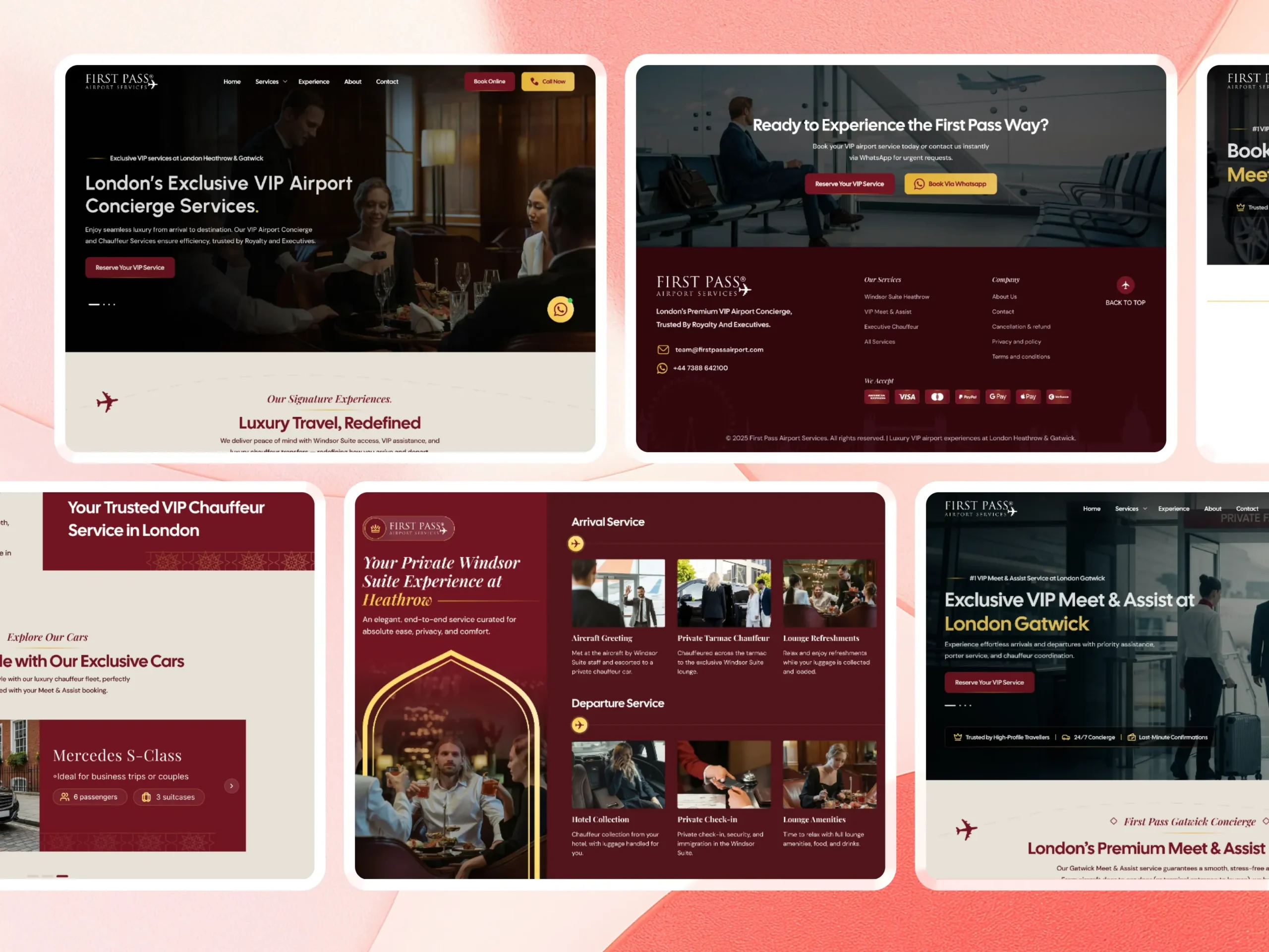 First Pass Airport Website Development & Smart Booking System First Pass