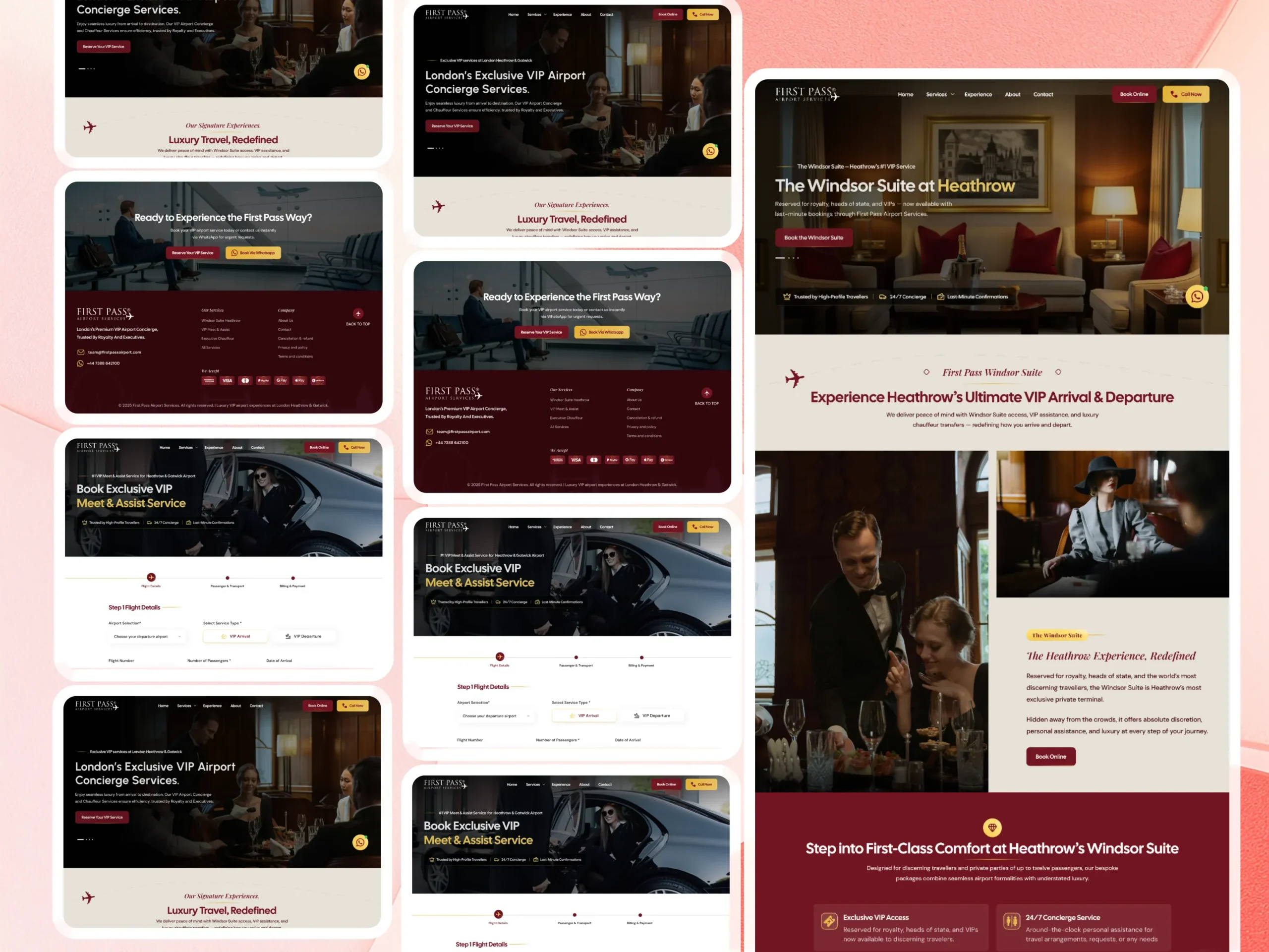 First Pass Airport Website Development & Smart Booking System First Pass