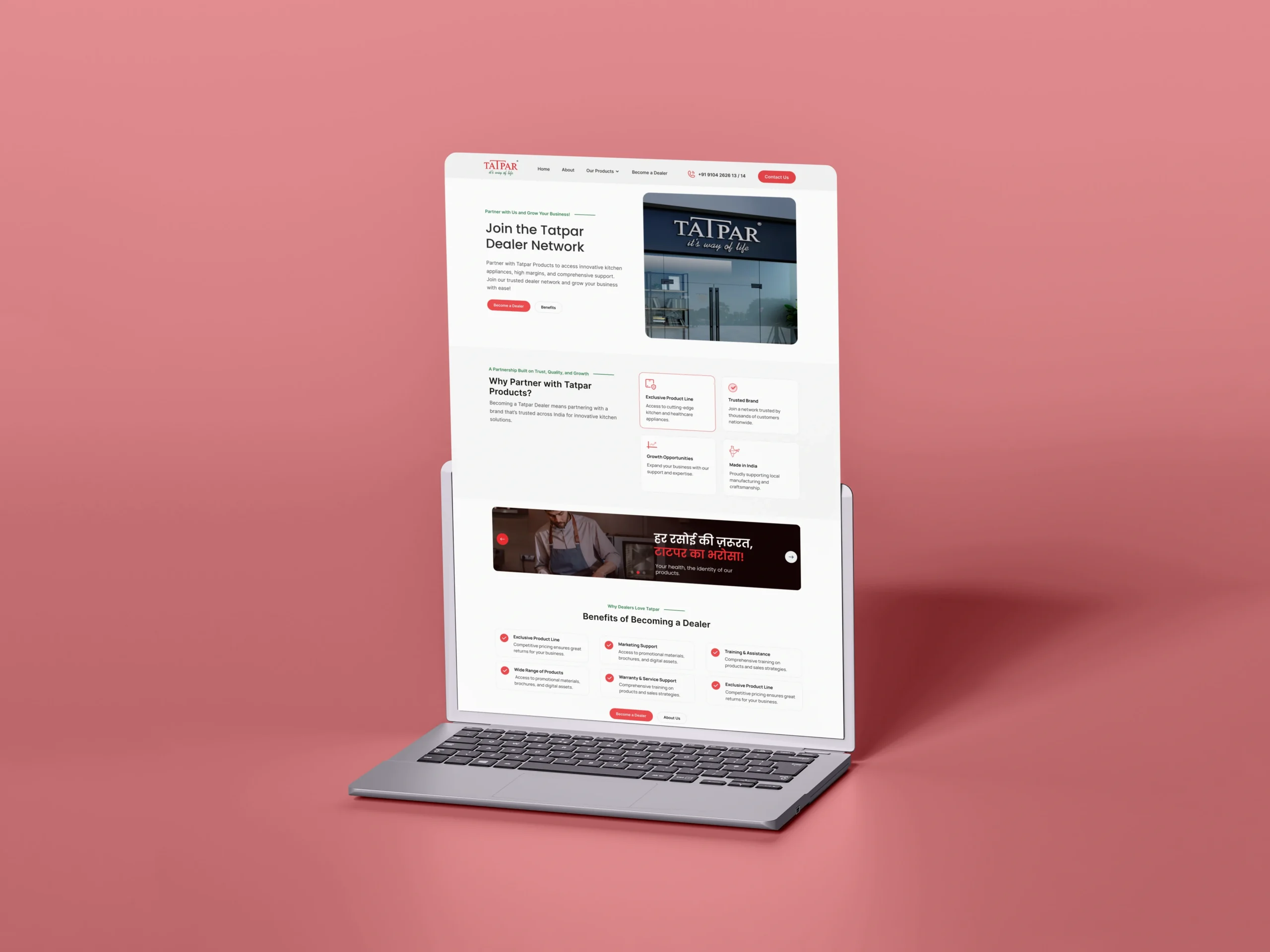 Transforming Tatpar’s Outdated Website into a Scalable Kitchen Equipment Platform Transforming