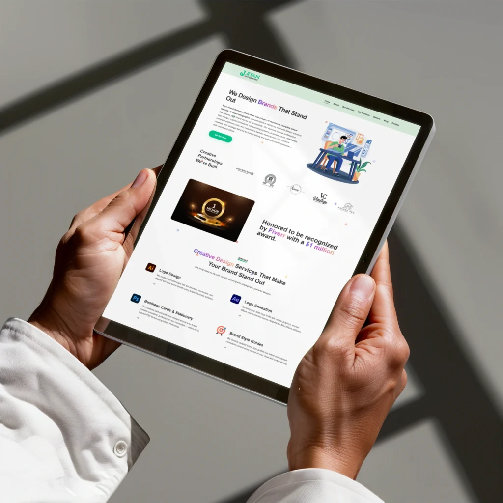 jiyaninfotech ipad mockup