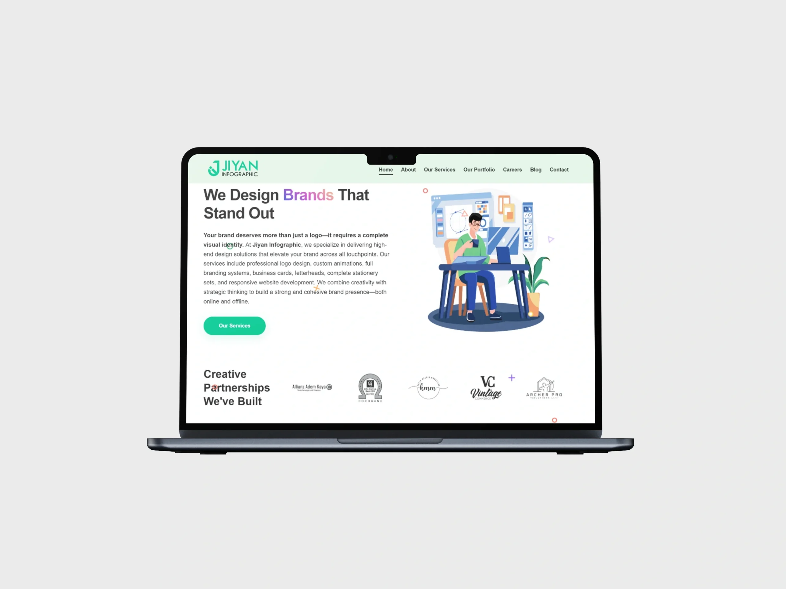 jiyaninfographic laptop mockup