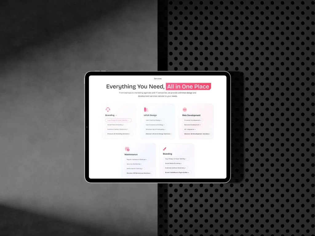 Unlimited White Label Service Website Case Study | UI/UX & WordPress Development unlimited white label