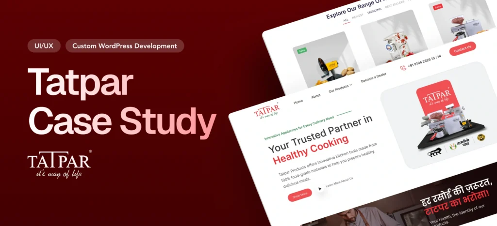Transforming Tatpar’s Outdated Website into a Scalable Kitchen Equipment Platform
