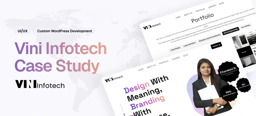 SEO-Optimized Website for Design Agency – Vini Infotech