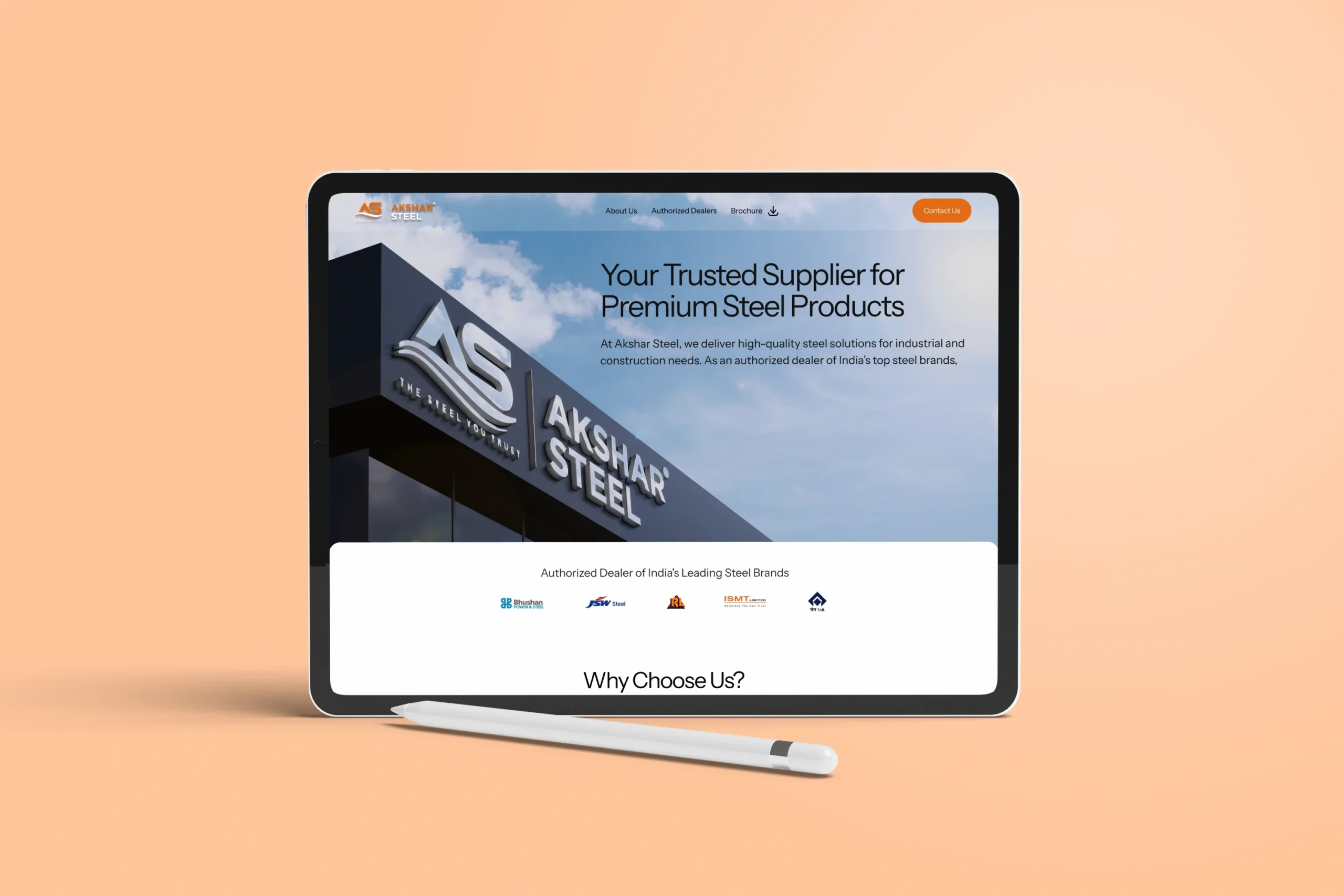 Trusted Steel, Stronger Digital Presence – Akshar Steel Case Study