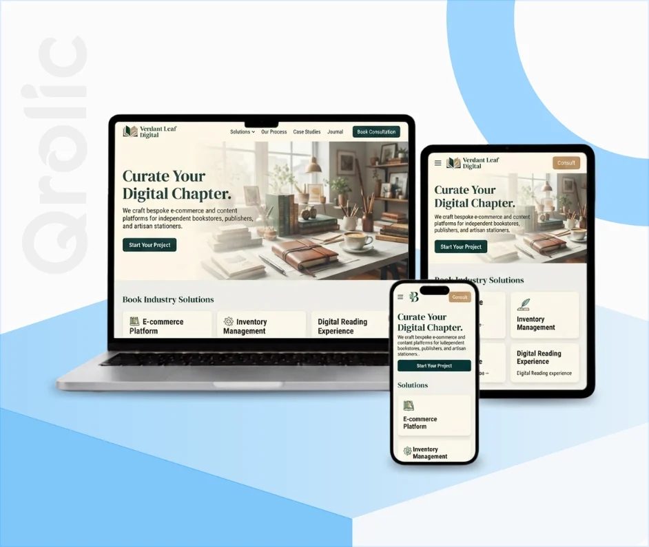 Books & Stationery Website Design and Development Books and stationery website design and development services showing a product catalog and secure checkout