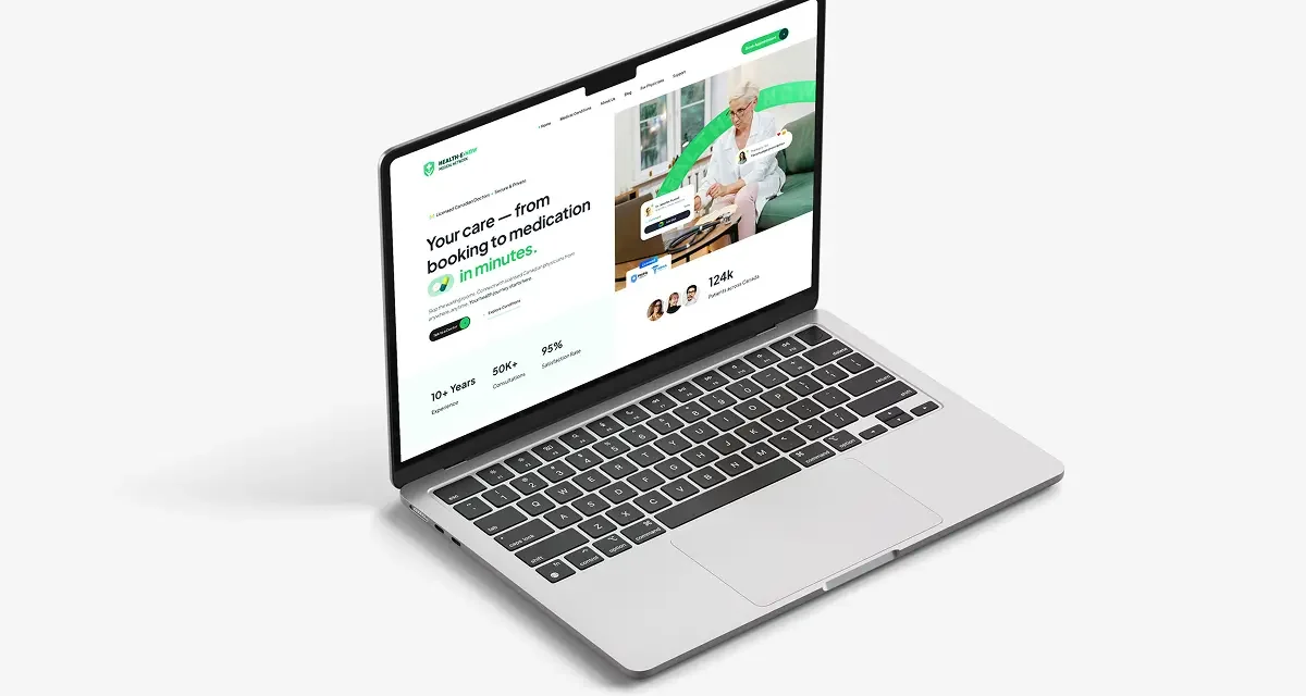 Health-e-now Website Redesign & UI/UX Enhancement health-e-now