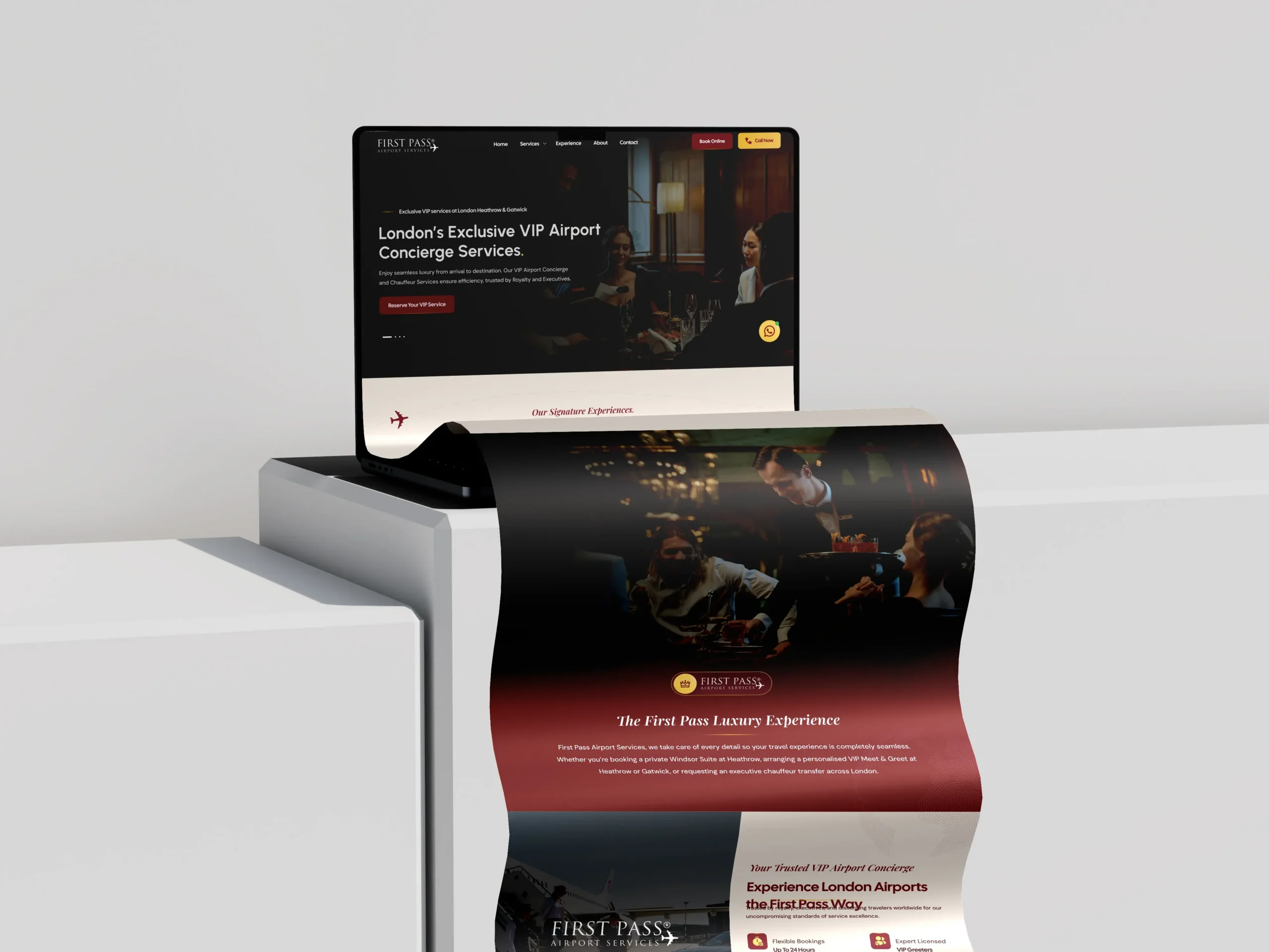 First Pass Airport Website Development & Smart Booking System First Pass