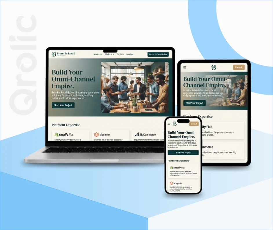 Online Store Website Design and Development Services Online store website design and development services by Qrolic