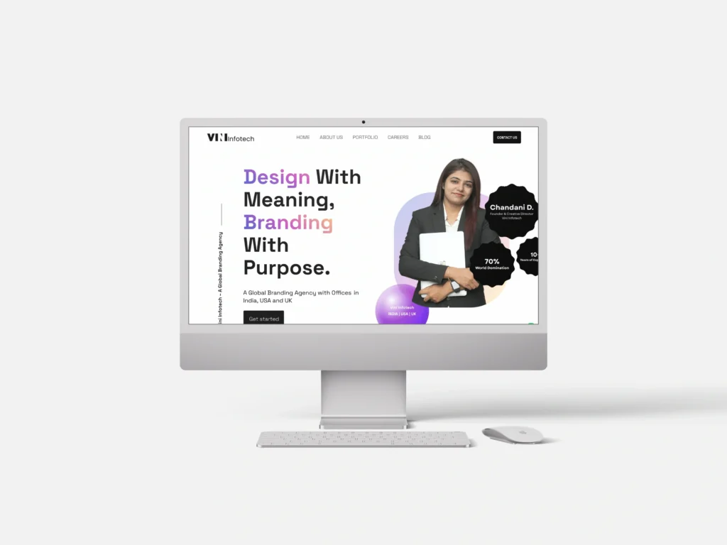 vini infoteach desktop mockup