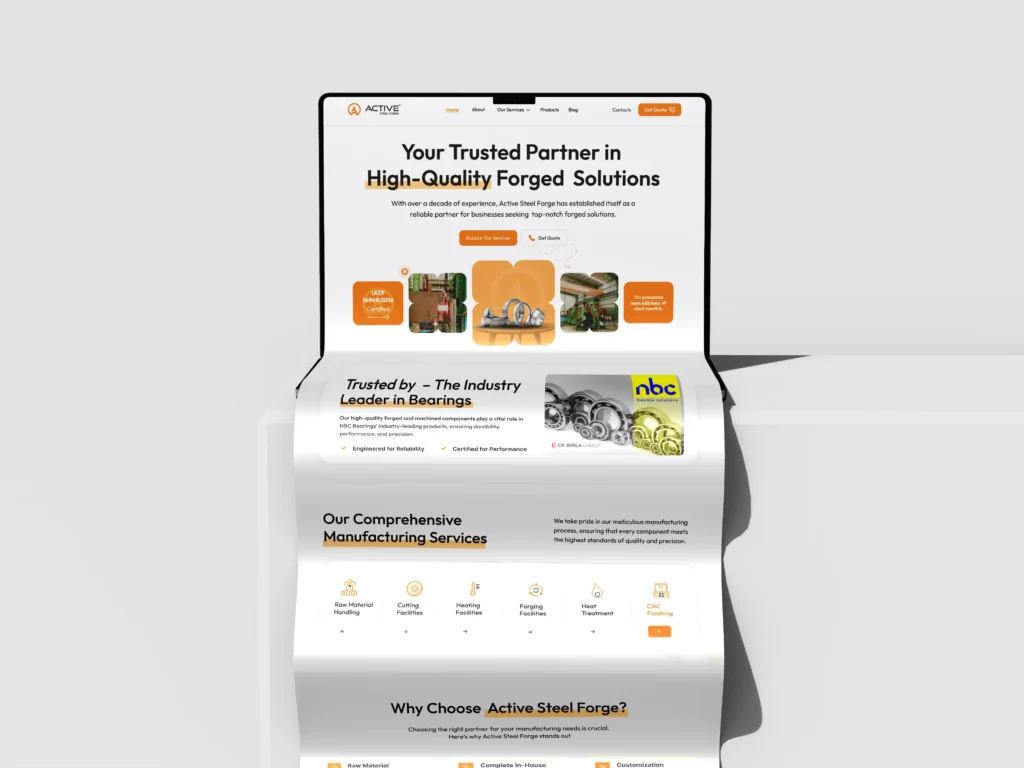 WordPress Performance Optimization Case Study – Active Steel Forge Speed & SEO Improvement WordPress Performance