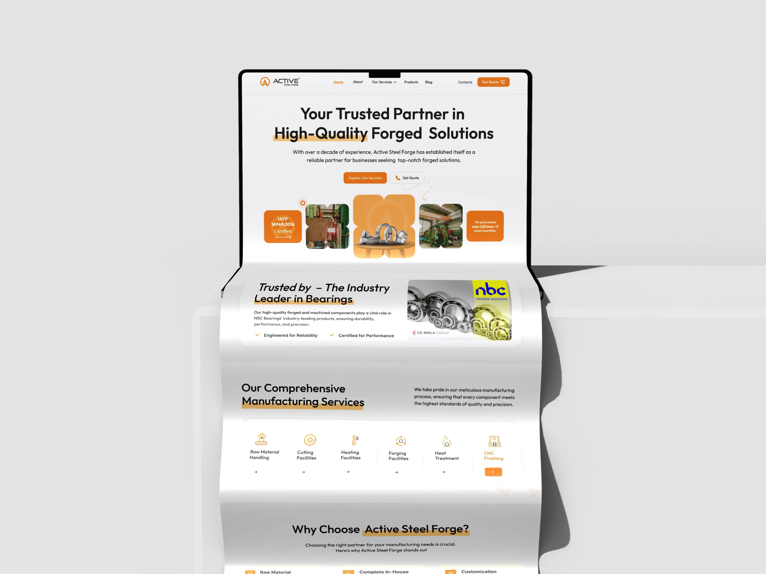 WordPress Performance Optimization Case Study – Active Steel Forge Speed & SEO Improvement WordPress Performance
