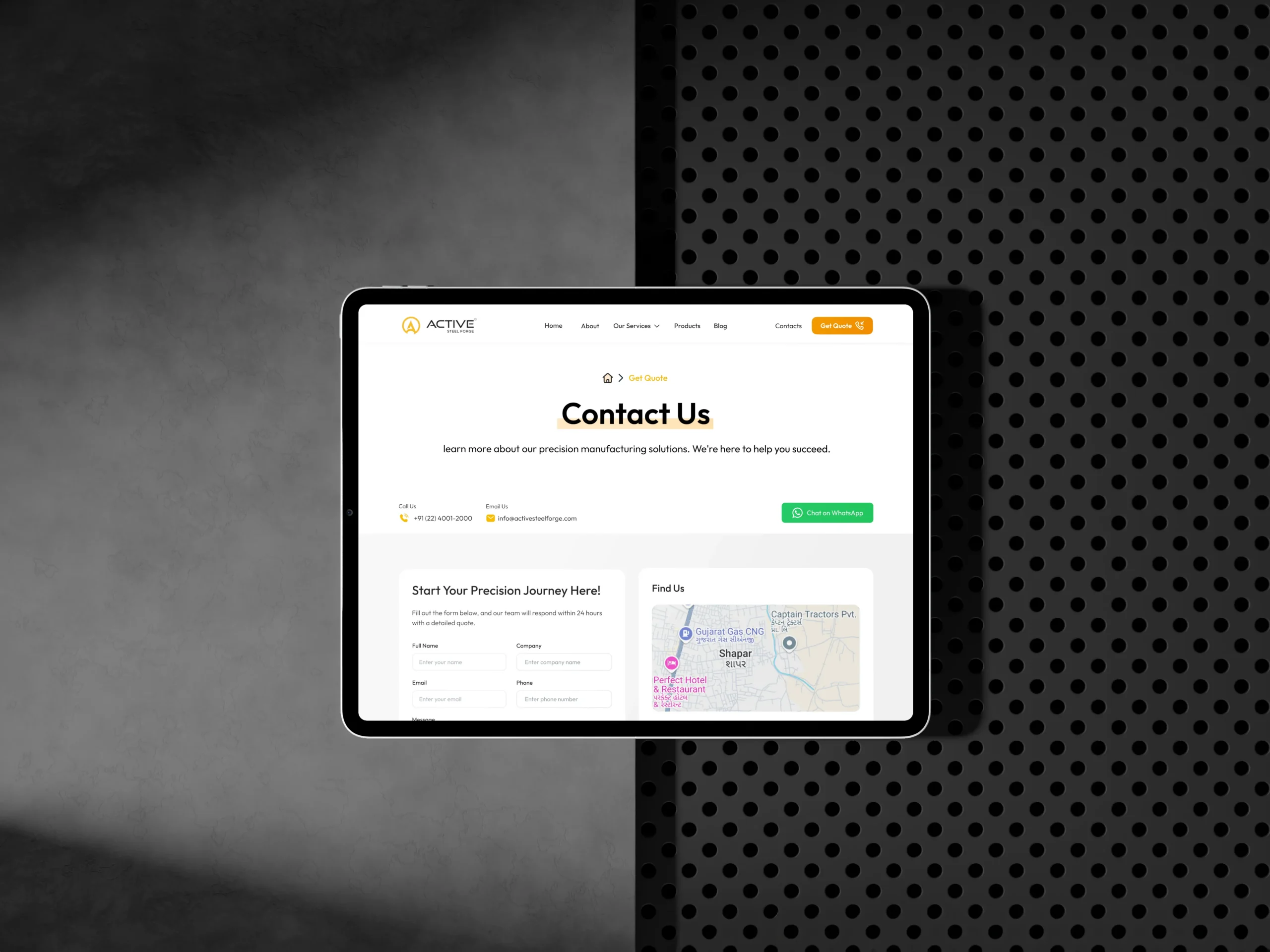 WordPress Performance Optimization Case Study – Active Steel Forge Speed & SEO Improvement WordPress Performance