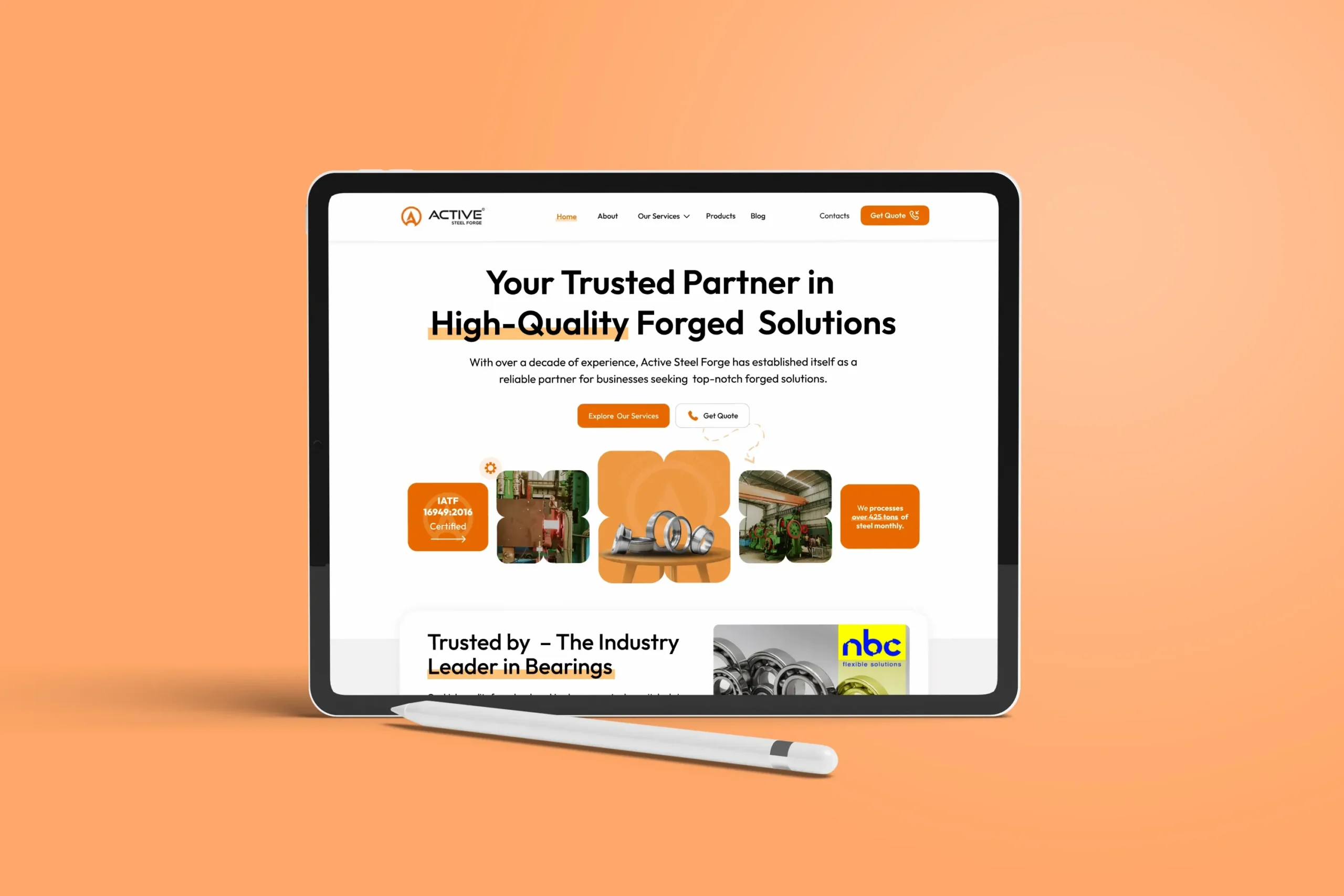 WordPress Performance Optimization Case Study – Active Steel Forge Speed & SEO Improvement WordPress Performance