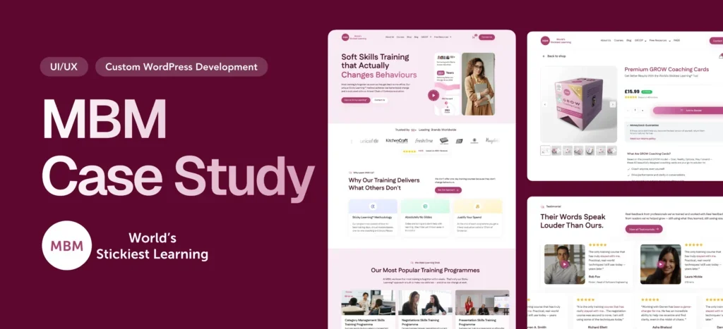 Website Redesign Case Study – MBM UI/UX Revamp & WordPress Development