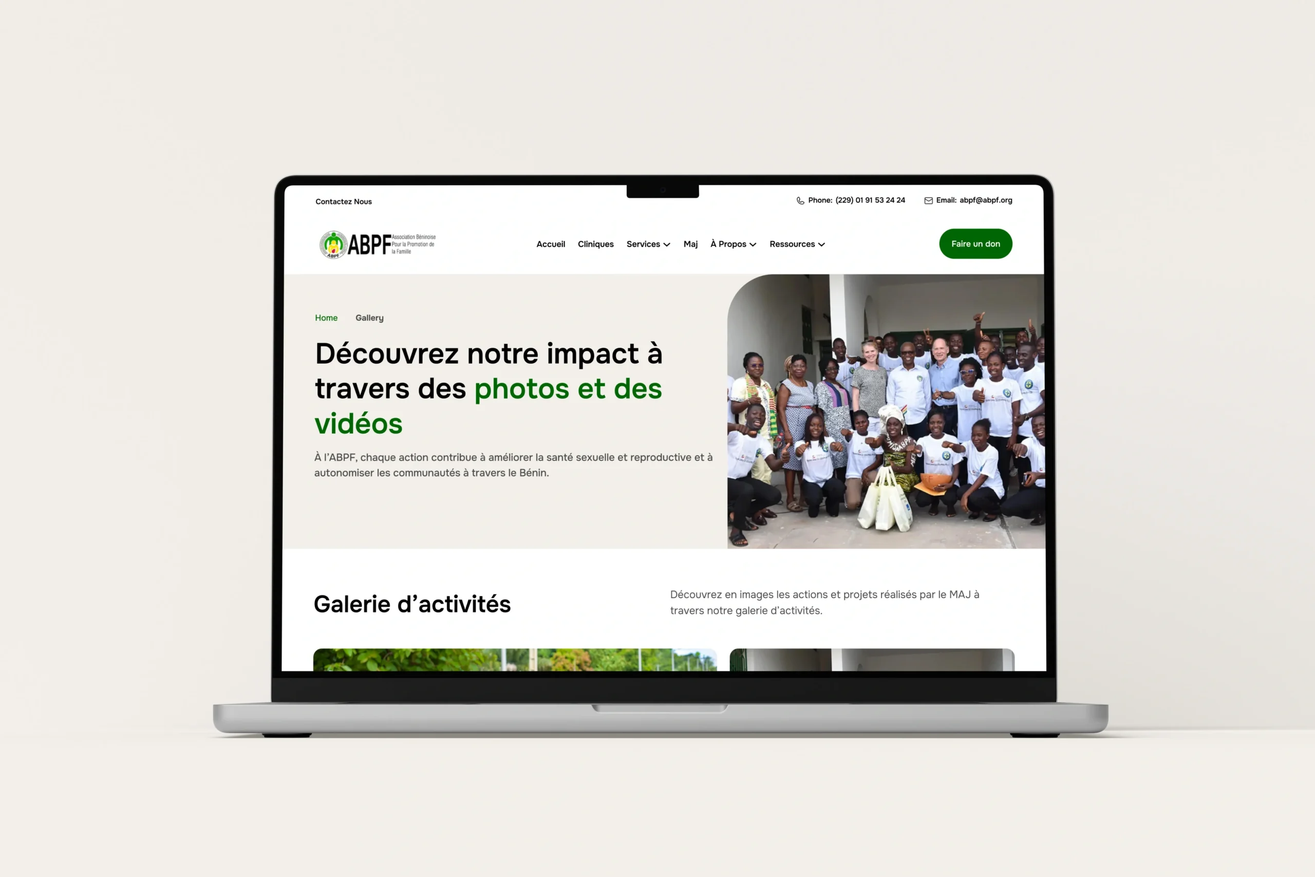 ABPF Website Development