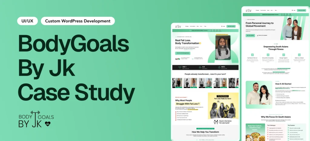 BodyGoals by JK Case Study – Fitness Website Design & Performance Optimization
