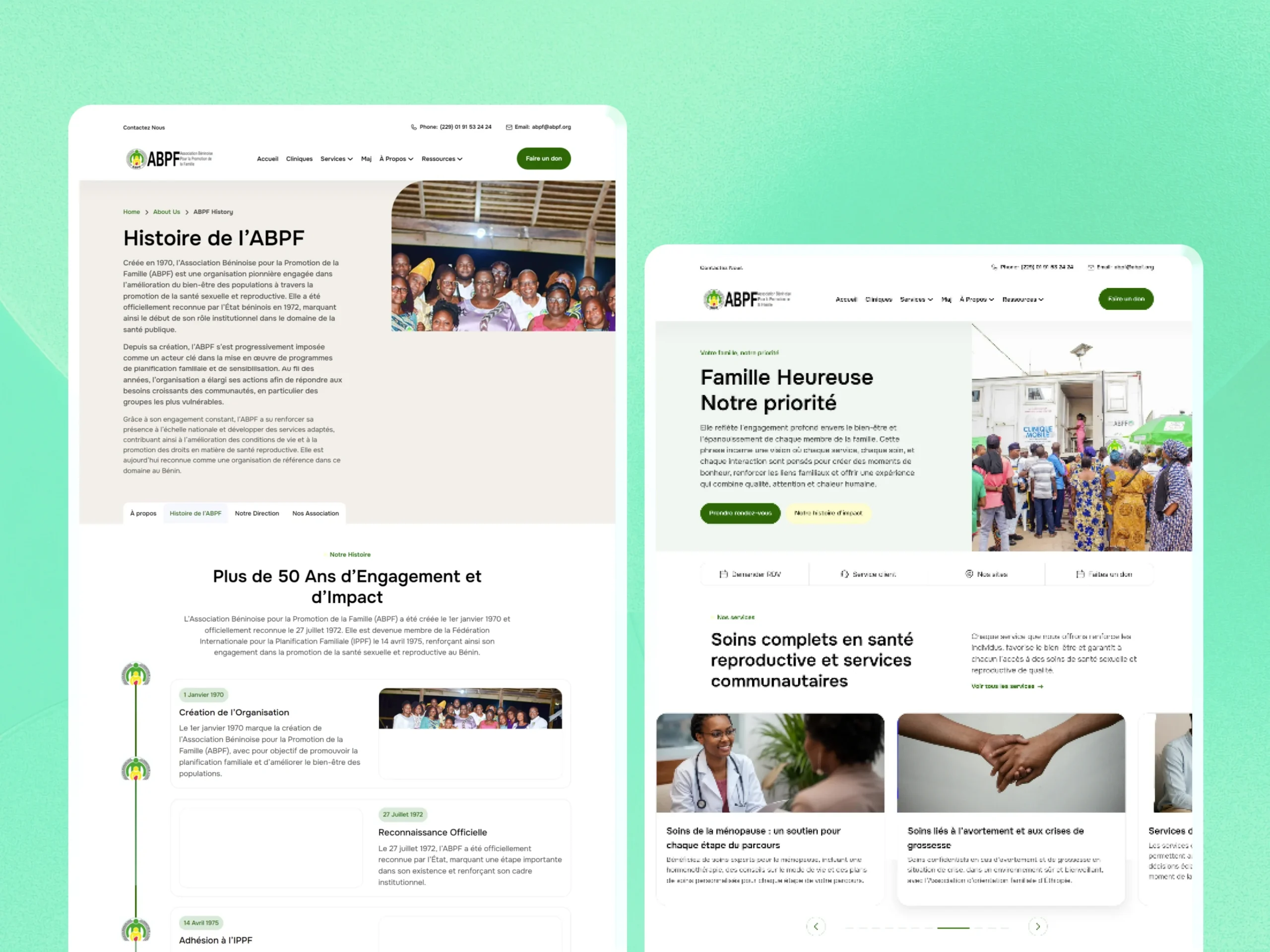 ABPF Website Development