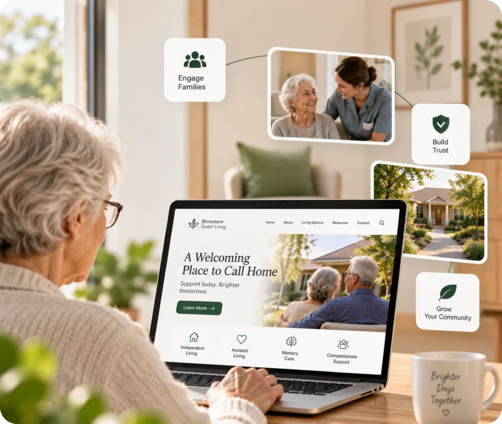 Elderly Companion Website Design & Development Services Elderly companion website design and development for companion care businesses.