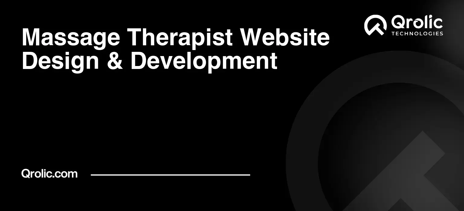 Massage Therapist Website Design & Development Service Massage-Therapist-Website-Design-amp-Development-Featured-Image