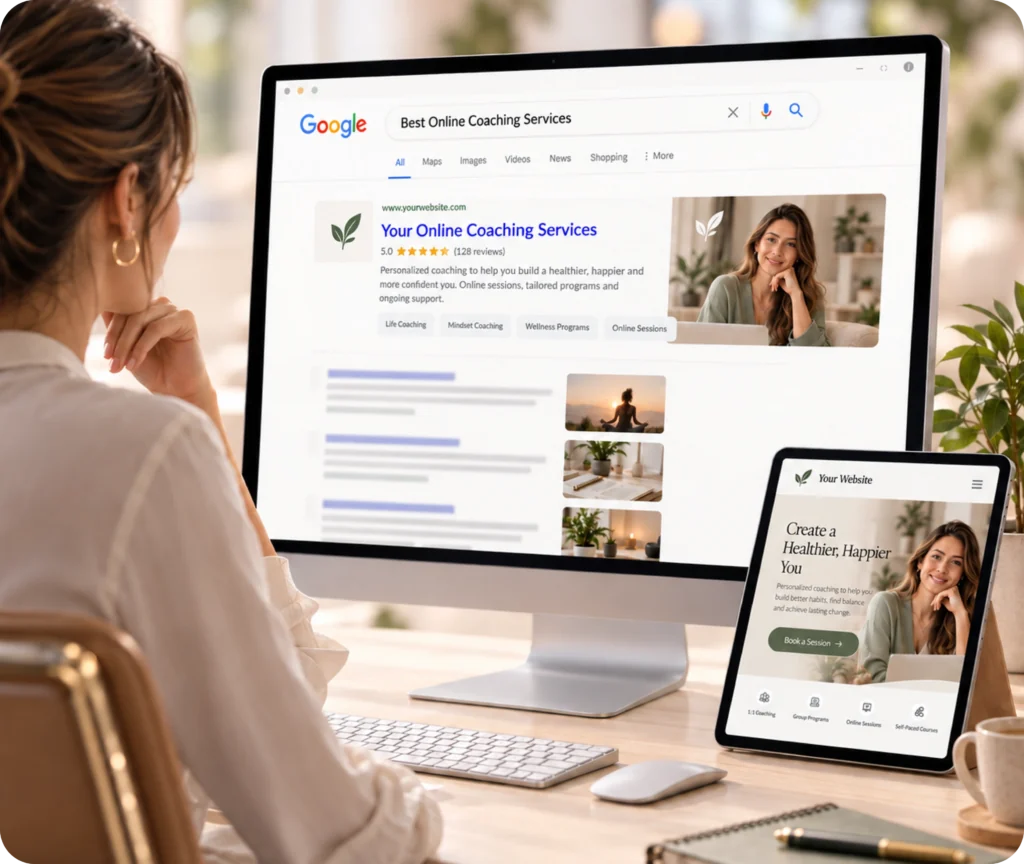 Online Coaches Website SEO Service SEO for online coaches by Qrolic