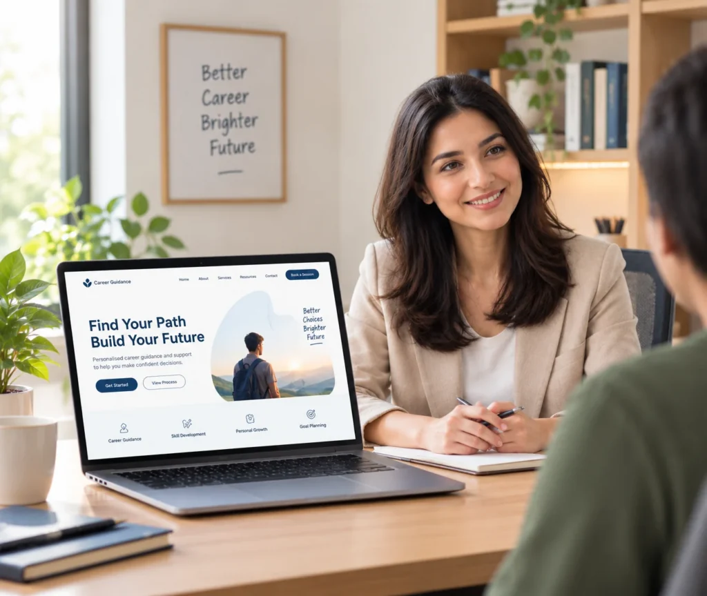 Career Counselor Website Design and Development Services Career counselor website design and development by Qrolic