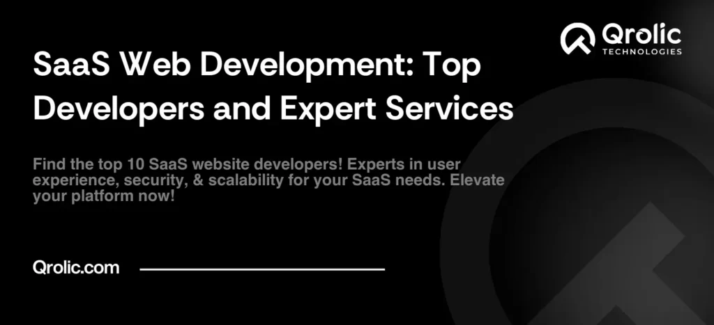 SaaS Web Development: Top Developers and Expert Services