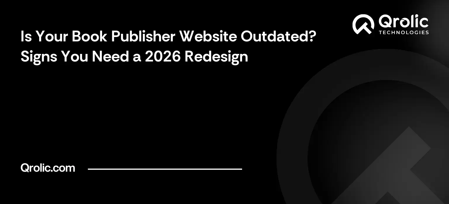 Is Your Book Publisher Website Outdated? Signs You Need a 2026 Redesign