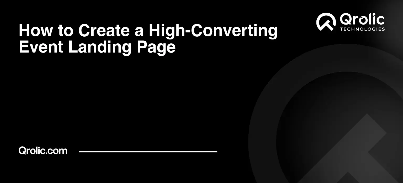 How to Create a High-Converting Event Landing Page Event landing page guide covering page structure, registration conversion, examples and search and conversion optimisation.