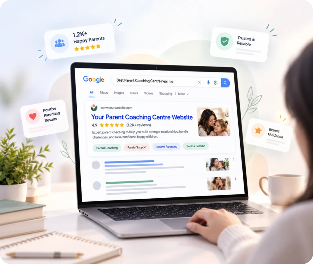 Parenting Coach Website SEO Services Parenting coach SEO services by Qrolic